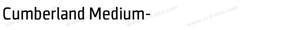 Cumberland Medium字体转换